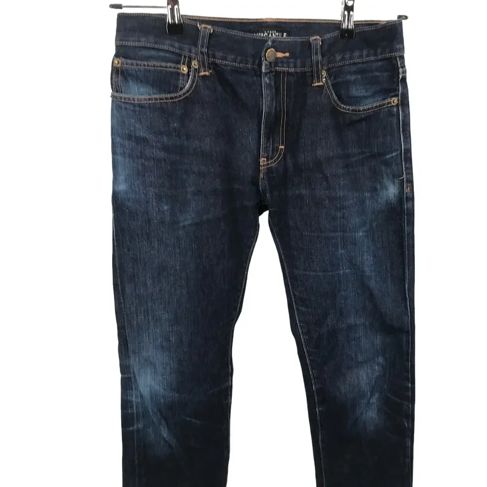J. Crew Mercantile Dark Wash Slim Straight Jeans Mens 30x32